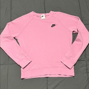 Nike Women's Pink Crew Neck Sweater